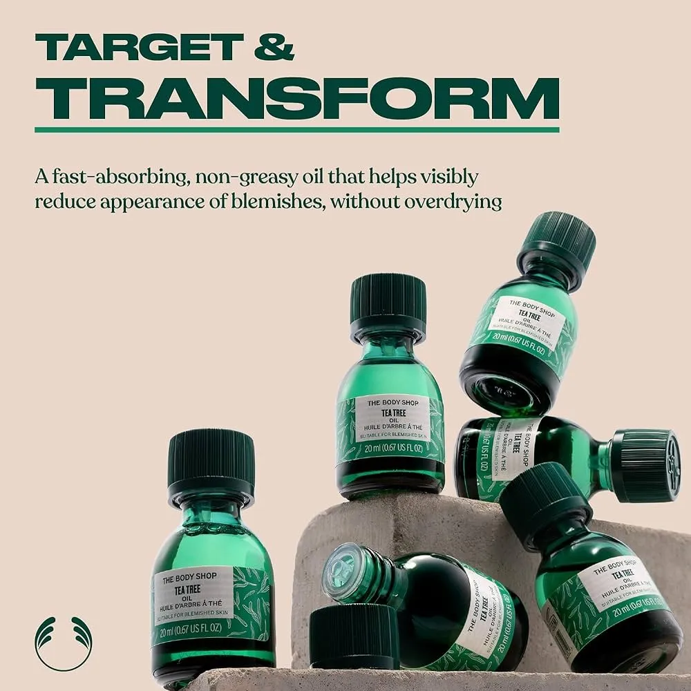 بعد از استفاده خرید روغن تی تری بادی شاپ  اصل + بهترین قیمت (ضد جوش قوی )